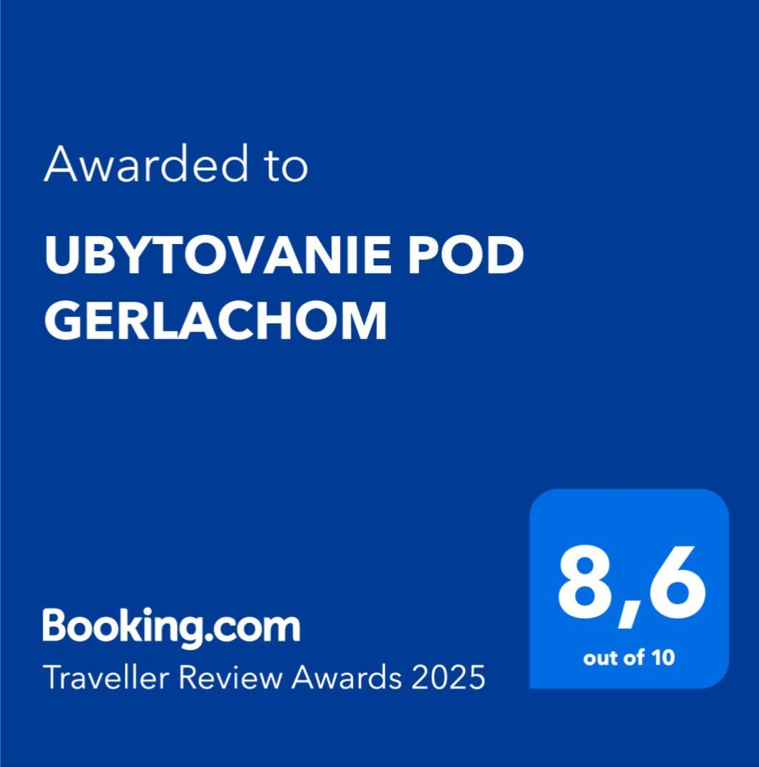 Ubytovanie Pod Gerlachom Vysoke Tatry Luaran gambar